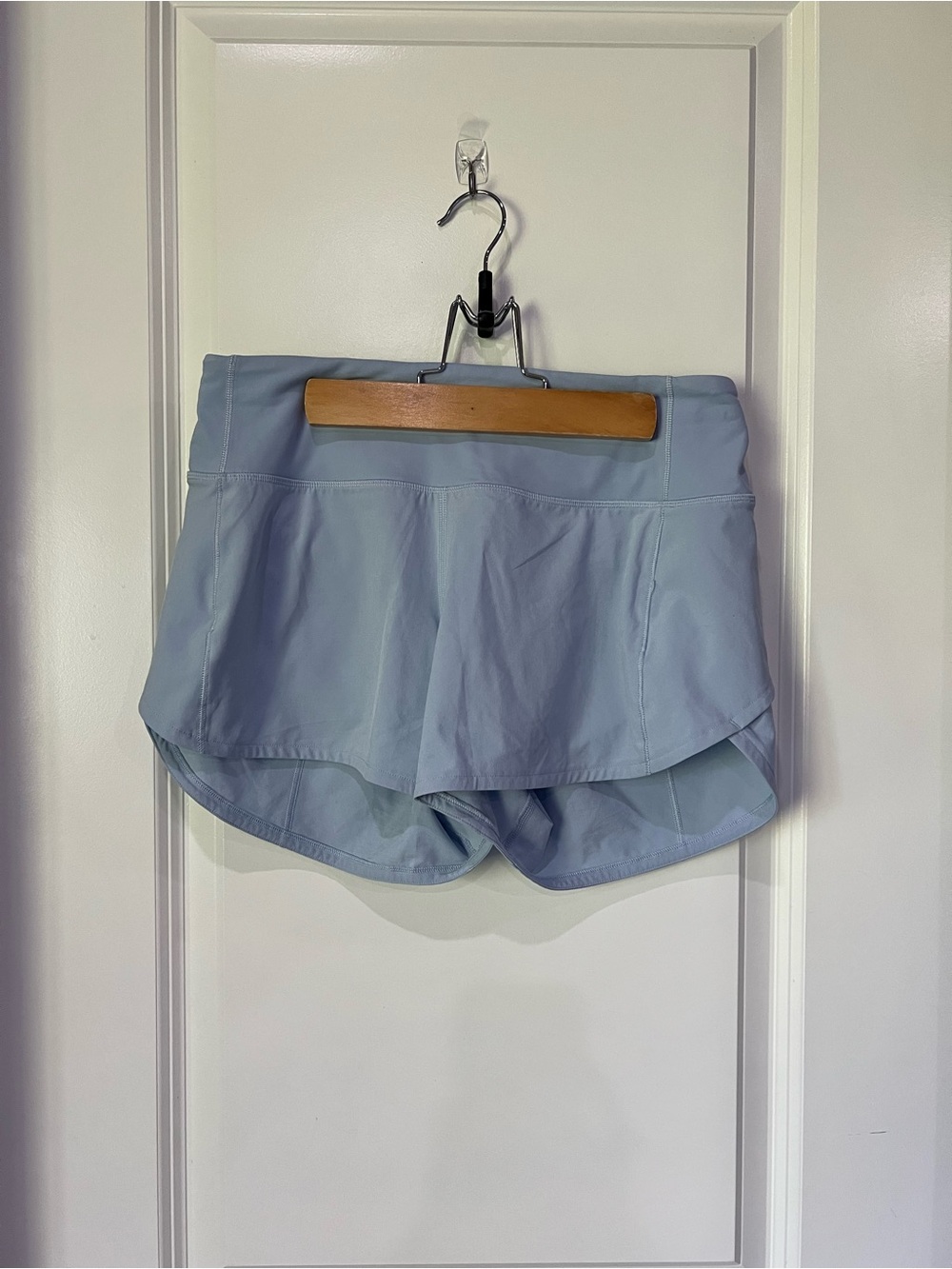 Lululemon Speed Up Mid-Rise Lined Shorts - Blue Linen